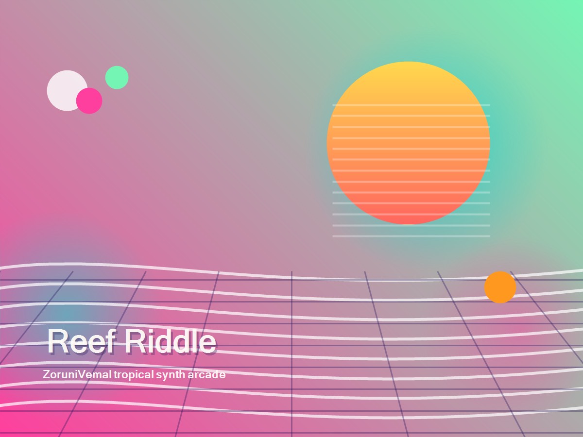 Reef Riddle Run puzzle art
